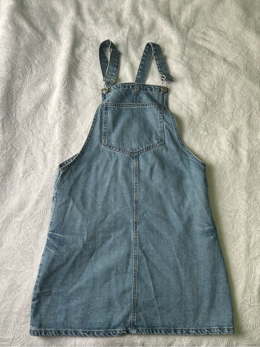 Denim&Co Light Blue Denim Overall Dress